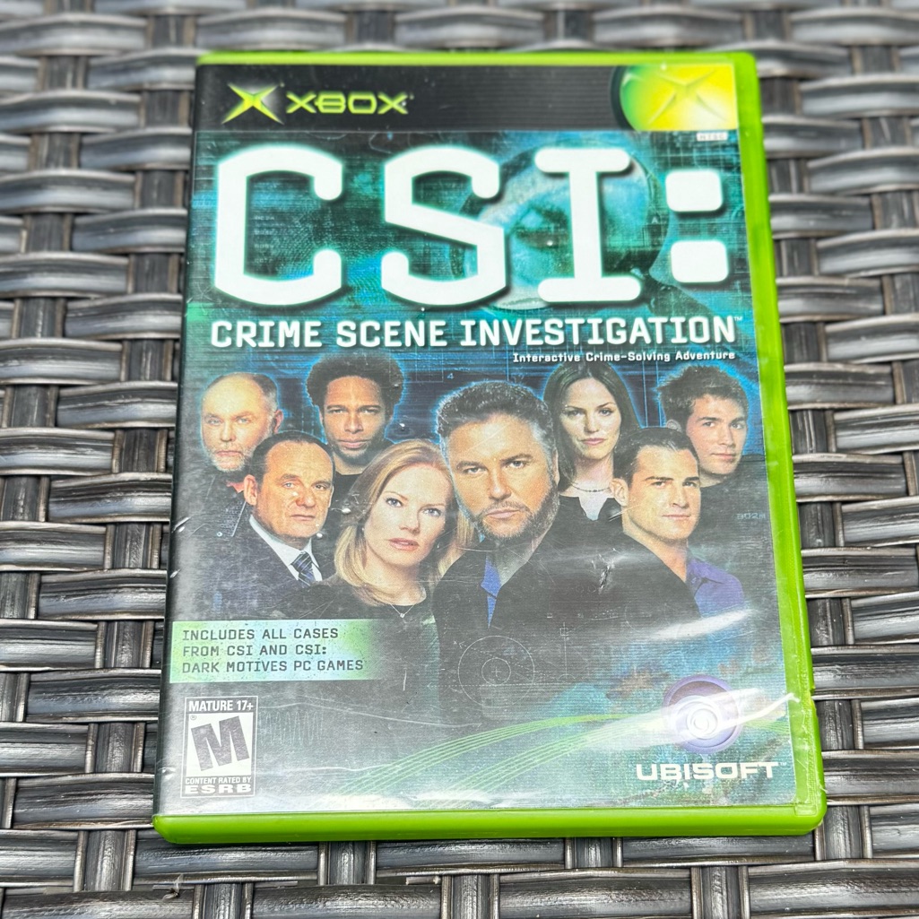 Xbox Csi Crime Scene Investigation Video Game For Microsoft Xbox 2004